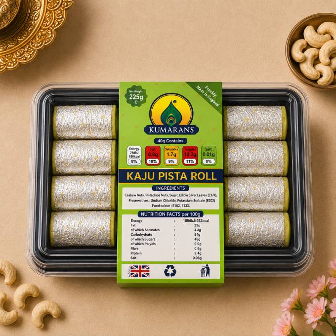Kaju Pista Roll 225g