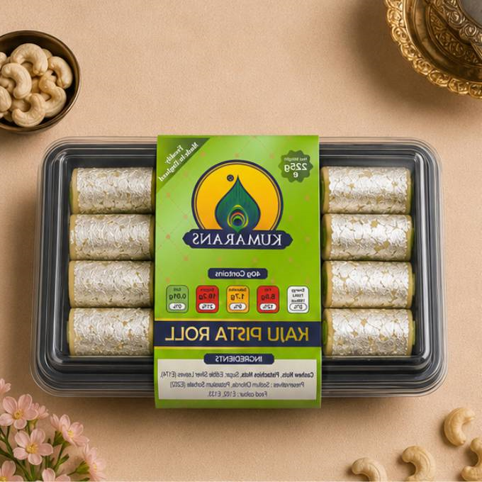 Kaju Pista Roll 225g
