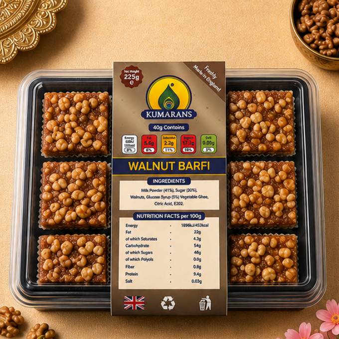 Walnut Burfi 225g